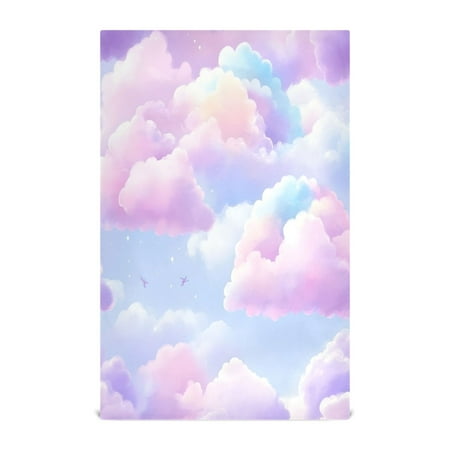 Pastel Colored Clouds Kitchen Towels Set of 4 Tea Towels for Kitchen Decorative Waffle Dishcloths 28x18in
Pastel Colored Clouds Kitchen Towels Set of 4 Tea Towels for Kitchen Decorative Waffle Dishcloths 28x18in