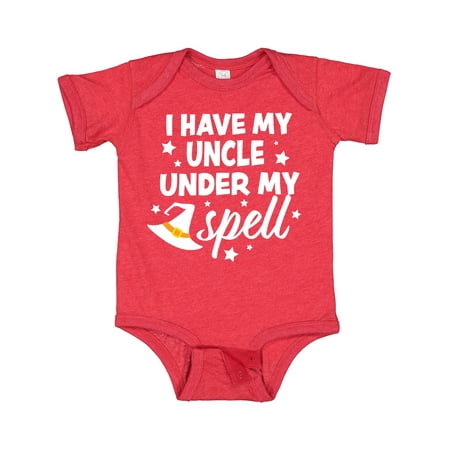 Inktastic I Have My Uncle Under My Spell with Cute Witch Hat Gift Baby Boy or Baby Girl Bodysuit
Inktastic I Have My Uncle Under My Spell with Cute Witch Hat Gift Baby Boy or Baby Girl Bodysuit