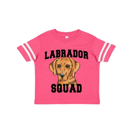 Inktastic Dog Labrador Squad Gift Toddler Boy or Toddler Girl T-Shirt
