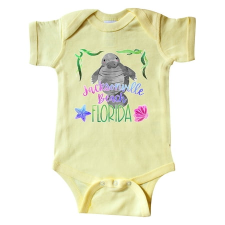 Inktastic Jacksonville Beach Florida Cute Swimming Manatee Gift Baby Boy or Baby Girl Bodysuit
Inktastic Jacksonville Beach Florida Cute Swimming Manatee Gift Baby Boy or Baby Girl Bodysuit