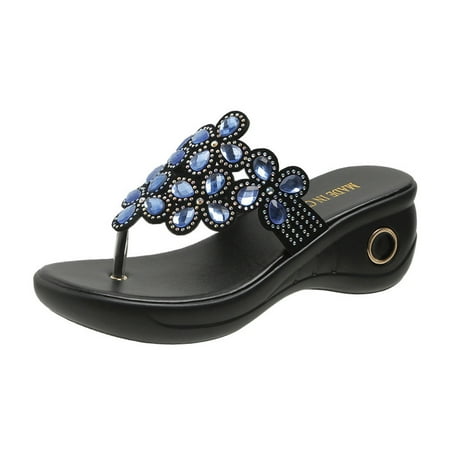 Jsezml Womens Thong Sandals Thick Sole Slip On Sandals Fashion Crystal Rhinestone Beach Sandals Comfort Casual Slippers
Jsezml Womens Thong Sandals Thick Sole Slip On Sandals Fashion Crystal Rhinestone Beach Sandals Comfort Casual Slippers