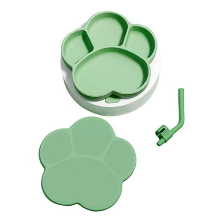 Kids Silicone Dinner Plates with Lids and Straws Non-Slip Suction Cup Toddler Plates for Children Kid Baby Toddlers Green
Kids Silicone Dinner Plates with Lids and Straws Non-Slip Suction Cup Toddler Plates for Children Kid Baby Toddlers Green