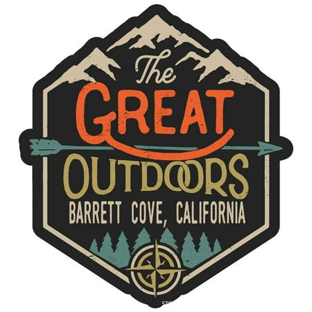 Barrett Cove California The Great Outdoors Design 4-Inch Fridge Magnet