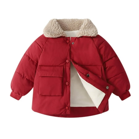 Toddler Kids Sherpa Fleece Winter Coat Fashion Lapel Button Shirt Jacket Faux Wool Overcoat with Pockets
Toddler Kids Sherpa Fleece Winter Coat Fashion Lapel Button Shirt Jacket Faux Wool Overcoat with Pockets