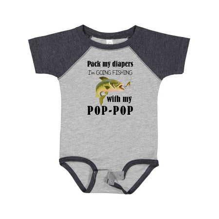 Inktastic Pack My Diapers I Am Going Fishing with Pop-pop Boys or Girls Baby Bodysuit
Inktastic Pack My Diapers I Am Going Fishing with Pop-pop Boys or Girls Baby Bodysuit