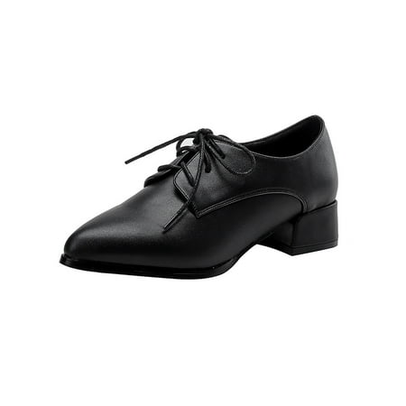 Avamo Womens Leather Shoes Comfort Dress Shoe Lace Up Oxfords Women Ladies Vintage Non Slip Black 3
Avamo Womens Leather Shoes Comfort Dress Shoe Lace Up Oxfords Women Ladies Vintage Non Slip Black 3