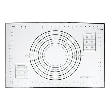 NUOLUX Silicone Pastry Mat Dough Rolling Mat with Measurements Non Stick Non Baking Mat (60x40cm Black)
NUOLUX Silicone Pastry Mat Dough Rolling Mat with Measurements Non Stick Non Baking Mat (60x40cm Black)