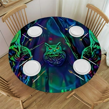 Orinice Owls Forest Psychedelic Art Round Table Cover Stain Resistant Washable Indoor Outdoor Tablecloth Kitchen Dining Wedding Parties 100% Polyester Fiber 42-46
Orinice Owls Forest Psychedelic Art Round Table Cover Stain Resistant Washable Indoor Outdoor Tablecloth Kitchen Dining Wedding Parties 100% Polyester Fiber 42-46