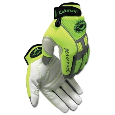 2980 Goat Grain Hi-Vis Reflective Back Knuckle Protection Mechanics Gloves Neoprene Large Lime Green/White | Bundle of 5 Pairs
2980 Goat Grain Hi-Vis Reflective Back Knuckle Protection Mechanics Gloves Neoprene Large Lime Green/White | Bundle of 5 Pairs