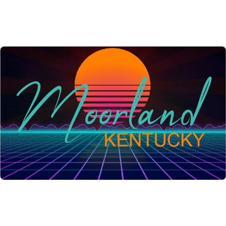 Grandview Iowa 4 X 2.25-Inch Fridge Magnet Retro Neon Design