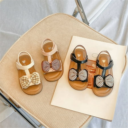 Akiihool Girls Dress Sandals Girls Strappy Summer Sandals Open-Toe Fashion Cute Dress Sandals for Little Big Kids (Beige 13)
Akiihool Girls Dress Sandals Girls Strappy Summer Sandals Open-Toe Fashion Cute Dress Sandals for Little Big Kids (Beige 13)