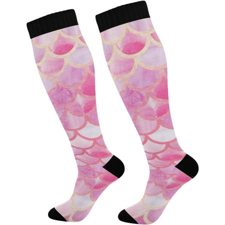 Hyjoy Mermaid Compression Socks Women Men Long Stocking (20-30mmHg) Travel Knee High Stockings for Athletic Sports Running Cycling Nursing
Hyjoy Mermaid Compression Socks Women Men Long Stocking (20-30mmHg) Travel Knee High Stockings for Athletic Sports Running Cycling Nursing