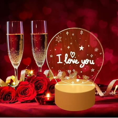Ycolew Cleareance Night Lights Led Lights Valentine s Day USB Acrylic 3D Night Light Lamp Home Landscape Decoration Gifts Gift
Ycolew Cleareance Night Lights Led Lights Valentine s Day USB Acrylic 3D Night Light Lamp Home Landscape Decoration Gifts Gift