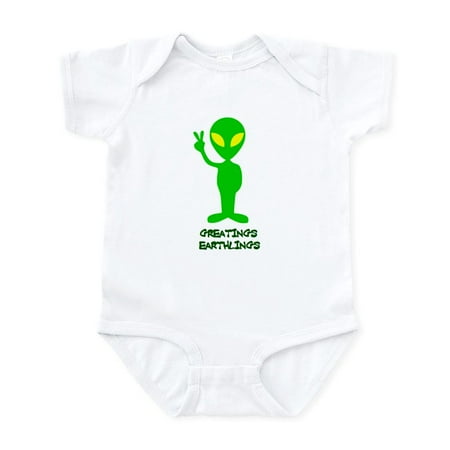 CafePress - Greetings Earthlings Infant Bodysuit - Baby Light Bodysuit Size Newborn - 24 Months
CafePress - Greetings Earthlings Infant Bodysuit - Baby Light Bodysuit Size Newborn - 24 Months