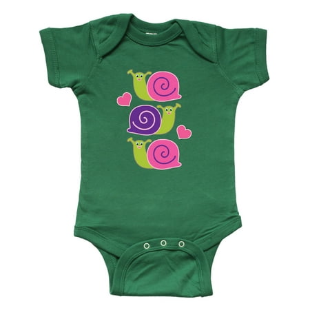 Inktastic Snail Lover Girl Garden Snails Gift Baby Girl Bodysuit