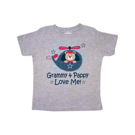 Inktastic Grammy and Pappy Love Me Gift Toddler Boy or Toddler Girl T-Shirt