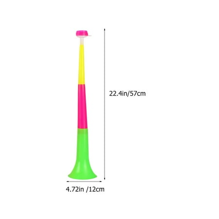 2pcs Colorful Trumpet Toy Portable Plastic Small Trumpet Football Game Cheering Telescopic Trumpets
2pcs Colorful Trumpet Toy Portable Plastic Small Trumpet Football Game Cheering Telescopic Trumpets