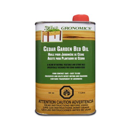 Gronomics GBO-1Q 1 Quart Cedar Garden Bed Oil - Walmart.com