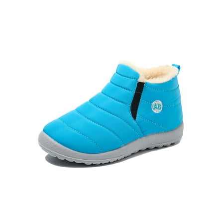 Harsuny Boys Girls Snow Boots Unisex Toddler Warm Winter Ankle Boot Slip On Plush Lined Booties Blue 11.5c
Harsuny Boys Girls Snow Boots Unisex Toddler Warm Winter Ankle Boot Slip On Plush Lined Booties Blue 11.5c