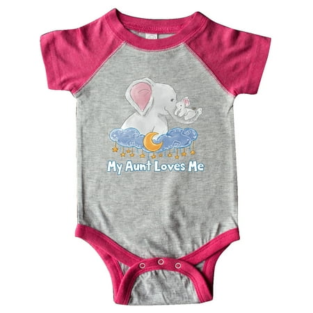Inktastic My Aunt Loves Me Cute Elephants Clouds Moon and Stars Gift Baby Boy or Baby Girl Bodysuit
Inktastic My Aunt Loves Me Cute Elephants Clouds Moon and Stars Gift Baby Boy or Baby Girl Bodysuit