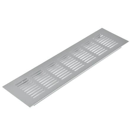 JINGT 80*200/80*300/80*350 Silver Air Vent Louvred Grill Cover Ventilation Grille