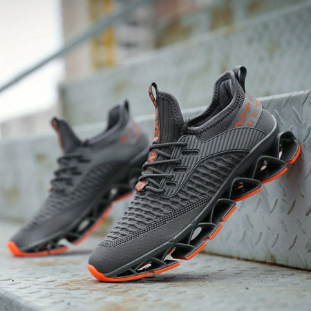 Men s Blade Sneakers Slip-on Sneakers With Shoelaces - Odor-resistant Athletic Shoes - Lightweight And Breathable-深灰色||43码
Men s Blade Sneakers Slip-on Sneakers With Shoelaces - Odor-resistant Athletic Shoes - Lightweight And Breathable-深灰色||43码