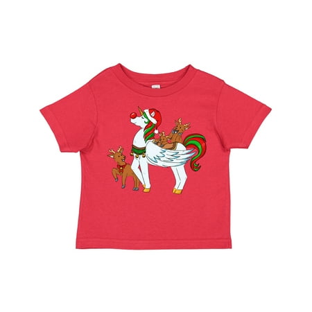 Inktastic Cute Christmas Unicorn with Reindeer and Santa Hat Gift Toddler Boy or Toddler Girl T-Shirt
Inktastic Cute Christmas Unicorn with Reindeer and Santa Hat Gift Toddler Boy or Toddler Girl T-Shirt