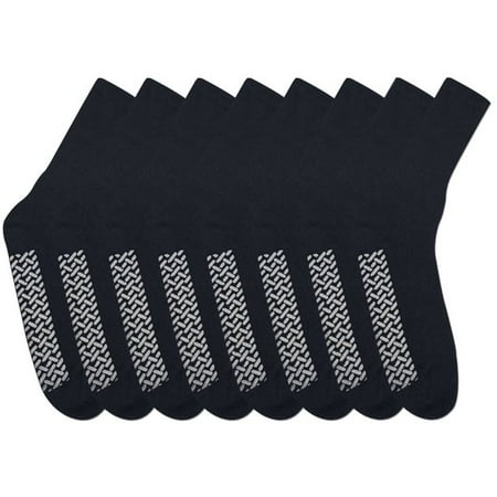 3-12 Pairs Non-Skid Diabetic Cotton Crew Circulatory Socks with Non Binding Top (13-15 Black 12 Pack)
3-12 Pairs Non-Skid Diabetic Cotton Crew Circulatory Socks with Non Binding Top (13-15 Black 12 Pack)