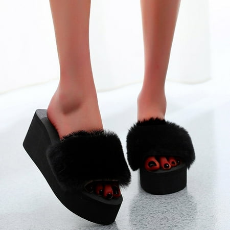 uikmnh Warm Slippers Fashion Indoor Outdoor Women Slip-on Open Toe Wedges Warm Winter Slipper Shoes 7.5
uikmnh Warm Slippers Fashion Indoor Outdoor Women Slip-on Open Toe Wedges Warm Winter Slipper Shoes 7.5