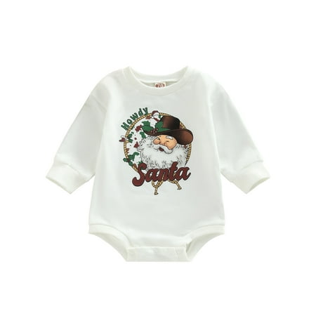 Raruxxin Christmas Baby Girls Boys Romper Letter Santa Print Long Sleeve Jumpsuits Autumn Winter Casual Bodysuits
Raruxxin Christmas Baby Girls Boys Romper Letter Santa Print Long Sleeve Jumpsuits Autumn Winter Casual Bodysuits