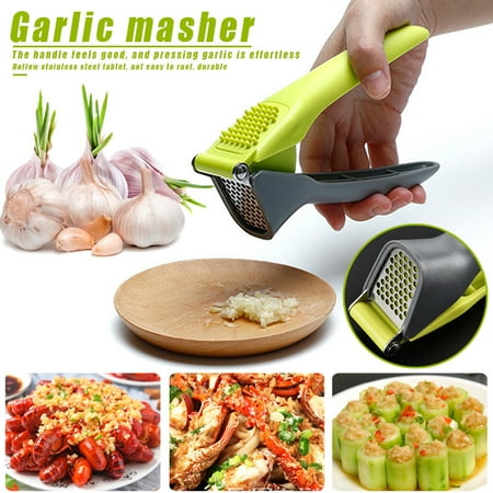 Garlic Press Crusher ABS Stainless Steel Ginger Squeezer Masher Handheld Ginger Press Tools Kitchen Accessories New
Garlic Press Crusher ABS Stainless Steel Ginger Squeezer Masher Handheld Ginger Press Tools Kitchen Accessories New