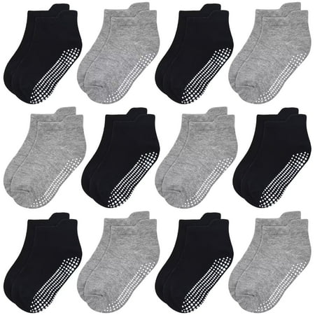 Non Slip Toddler Socks 12 Pairs Baby Socks Toddler Grip Socks Anti Skid Socks for 6 Months-7 Years Boys
Non Slip Toddler Socks 12 Pairs Baby Socks Toddler Grip Socks Anti Skid Socks for 6 Months-7 Years Boys