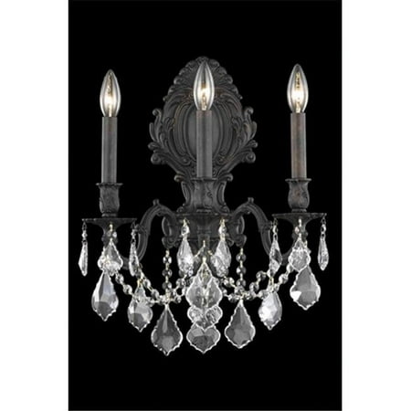 Elegant Lighting 9603W14DB-RC 14 W x 18 H in. Monarch Wall Sconce- Royal Cut - Dark Bronze
Elegant Lighting 9603W14DB-RC 14 W x 18 H in. Monarch Wall Sconce- Royal Cut - Dark Bronze
