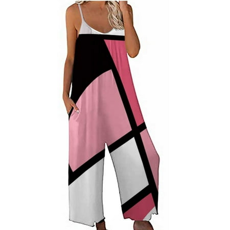 Jsezml Womens Casual Sleeveless Strap Loose Adjustable Jumpsuits Shiny Butterfly Print Loose Fit Rompers with Pockets
Jsezml Womens Casual Sleeveless Strap Loose Adjustable Jumpsuits Shiny Butterfly Print Loose Fit Rompers with Pockets