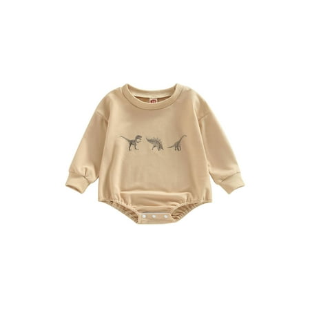 Amuver Infant Baby Boys Girls Romper Dinosaur Print Long Sleeve Round Neck Jumpsuits Autumn Winter Casual Bodysuits
Amuver Infant Baby Boys Girls Romper Dinosaur Print Long Sleeve Round Neck Jumpsuits Autumn Winter Casual Bodysuits