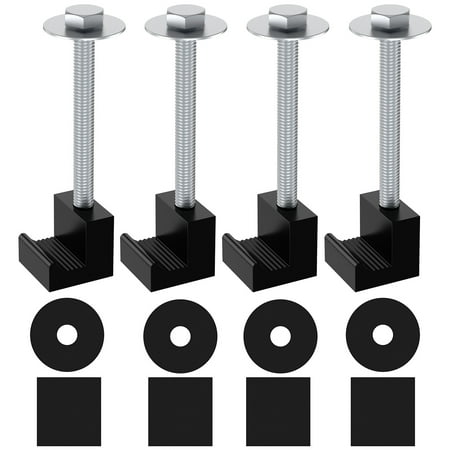 GUSTVE4 Piece Pickup Truck Tool Box Tie Down Aluminium J Hook Cross Mounting Clip Truck Tool Box Mounting Kit Mounting Clip Black 
GUSTVE4 Piece Pickup Truck Tool Box Tie Down Aluminium J Hook Cross Mounting Clip Truck Tool Box Mounting Kit Mounting Clip Black