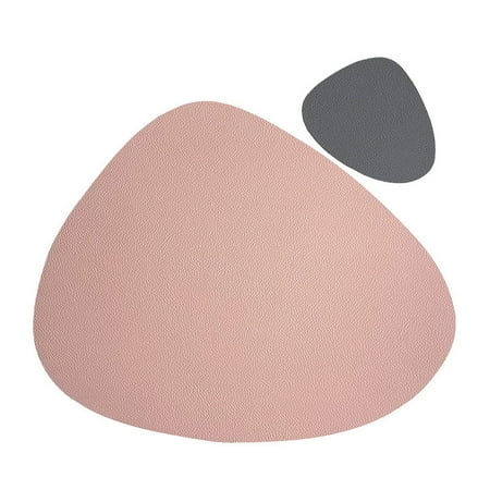 VeliToy Triangles Insulation Table Mat set Leather Pad Non Slip Coasters Heat-Resistant Anti-scalding Placemat Household(Pink Dark Gray)
VeliToy Triangles Insulation Table Mat set Leather Pad Non Slip Coasters Heat-Resistant Anti-scalding Placemat Household(Pink Dark Gray)