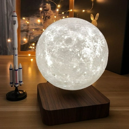 Magnetic Suspension Moon Night Light 3D Printing Moon Lamp Nordic Atmosphere Desktop Decoration Ornament Bedroom Bedside Atmosphere Lamp
Magnetic Suspension Moon Night Light 3D Printing Moon Lamp Nordic Atmosphere Desktop Decoration Ornament Bedroom Bedside Atmosphere Lamp