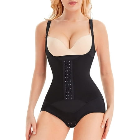 QWZNDZGR Women Waist Trainer Bodysuit Double Tummy Control Shapewear Slim Full Body Belly Trimmer Open Bust Girdle Corset
QWZNDZGR Women Waist Trainer Bodysuit Double Tummy Control Shapewear Slim Full Body Belly Trimmer Open Bust Girdle Corset