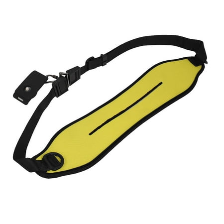 Yellow Adjustable Single Shoulder Neck Strap Belt for Camcorder Camera