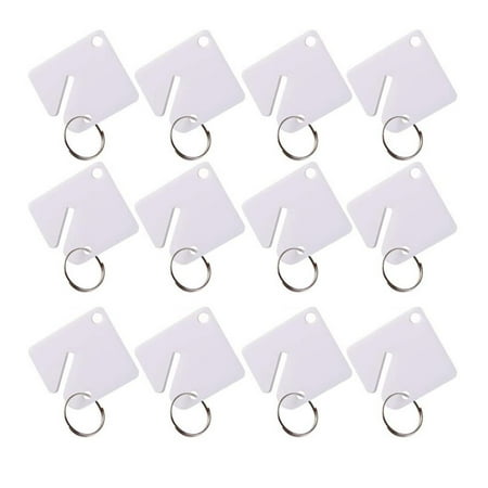 SEFUONI Convenient 60 Pieces/Set Blank for Key Tags Round Split Ring Durable for Key Identify Tags with Snap Hook Ring for Home
SEFUONI Convenient 60 Pieces/Set Blank for Key Tags Round Split Ring Durable for Key Identify Tags with Snap Hook Ring for Home