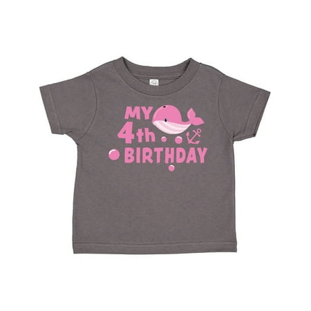 Inktastic Nautical My 4th Birthday with Pink Whale Gift Toddler Boy or Toddler Girl T-Shirt
Inktastic Nautical My 4th Birthday with Pink Whale Gift Toddler Boy or Toddler Girl T-Shirt