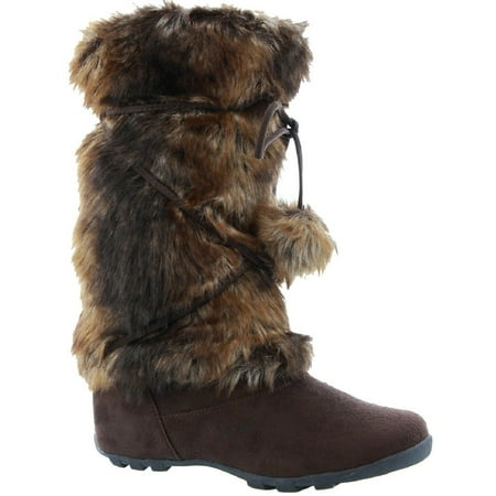 EZGD Blossom Talia-Hi Women Ladies Mukluk Faux Fur Mid Calf Warm Winter Snow Boots Brown Size 8.5
EZGD Blossom Talia-Hi Women Ladies Mukluk Faux Fur Mid Calf Warm Winter Snow Boots Brown Size 8.5