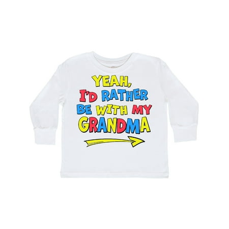 Inktastic Yeah I d Rather be with My Grandma in Red Yellow and Blue Gift Toddler Boy or Toddler Girl Long Sleeve T-Shirt
Inktastic Yeah I d Rather be with My Grandma in Red Yellow and Blue Gift Toddler Boy or Toddler Girl Long Sleeve T-Shirt
