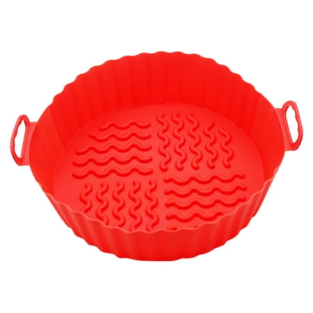 Kingzram Air Fryer Silicone Pots 8 Inch Silicone Air Fryer Basket Food Safe Air Fryers Oven Accessories Fits 3QT - 5QT Air Fryer (Red)
Kingzram Air Fryer Silicone Pots 8 Inch Silicone Air Fryer Basket Food Safe Air Fryers Oven Accessories Fits 3QT - 5QT Air Fryer (Red)