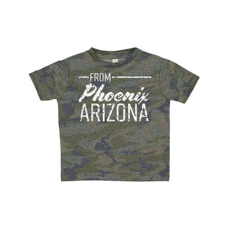 Inktastic From Phoenix Arizona in White Distressed Text Gift Toddler Boy or Toddler Girl T-Shirt
Inktastic From Phoenix Arizona in White Distressed Text Gift Toddler Boy or Toddler Girl T-Shirt