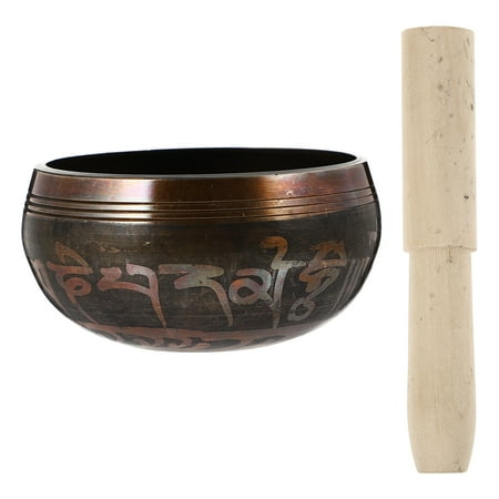 1 Set Handmade Buddha Sound Bowl Yoga Meditation Bowl Copper Chanting Bowl Kit