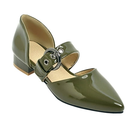 Jikolililili Patent Leather Imitation Pigskin Low Heels Ladies Summer Sandals Size 35-43 Christmas 2022 Deals Clearance
Jikolililili Patent Leather Imitation Pigskin Low Heels Ladies Summer Sandals Size 35-43 Christmas 2022 Deals Clearance