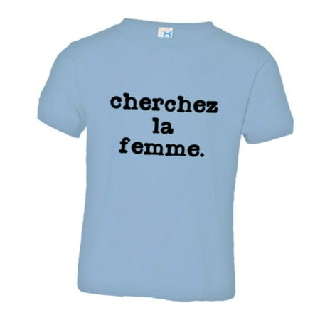 PleaseMeTees™ Toddler Cherchez LA Femme Classic French Logo HQ Tee
PleaseMeTees™ Toddler Cherchez LA Femme Classic French Logo HQ Tee