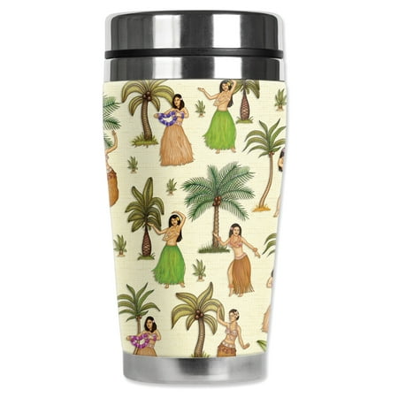 Mugzie brand 16-Ounce Stainless Steel Travel Mug with Insulated Wetsuit Cover - Hula Girls
Mugzie brand 16-Ounce Stainless Steel Travel Mug with Insulated Wetsuit Cover - Hula Girls